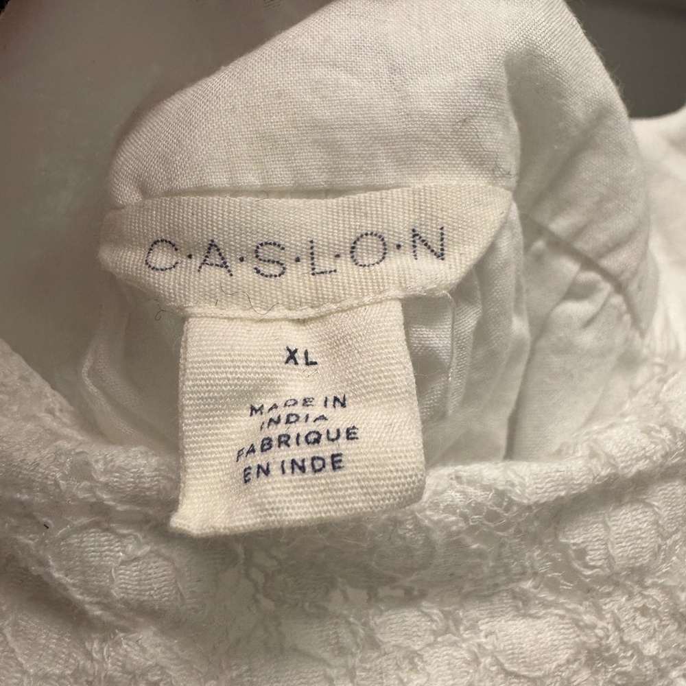 Caslon 100% Cotton Blouse (new) - Picture 4 of 5